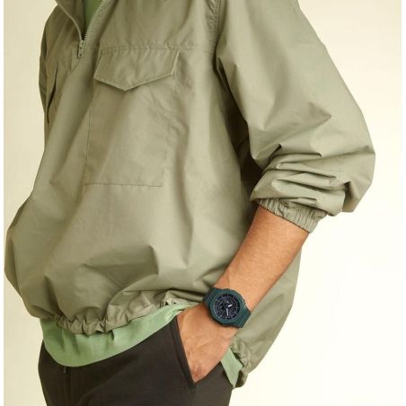 MONTRE HOMME SOLAIRE BLUETOOTH GA-B2100-1AER CARBONNE VERT