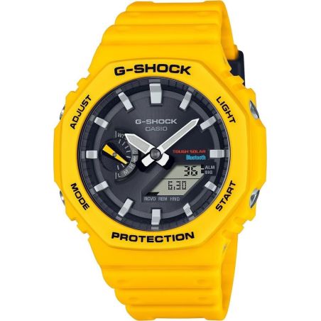 GA-B2100-1AER BLUETOOTH SOLAR MEN'S WATCH CARBON YELLOW
