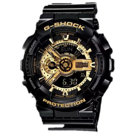 MONTRE BABY-G BA-110X-1AER RESINE NOIR ET OR