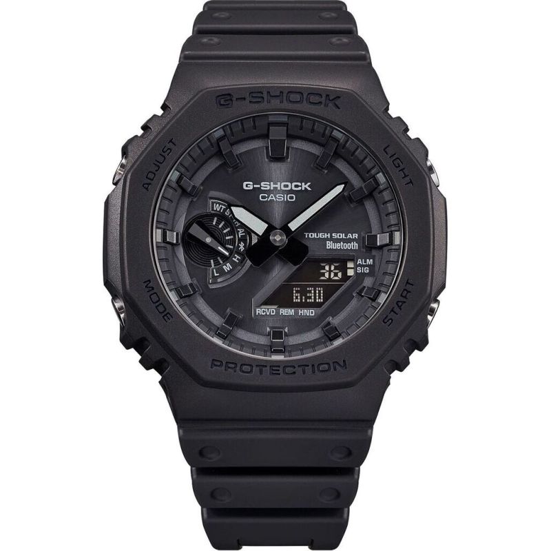 MONTRE HOMME SOLAIRE BLUETOOTH GA-B2100-1A1ER CARBONNE NOIR