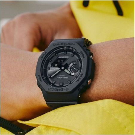 MONTRE HOMME SOLAIRE BLUETOOTH GA-B2100-1A1ER CARBONNE NOIR