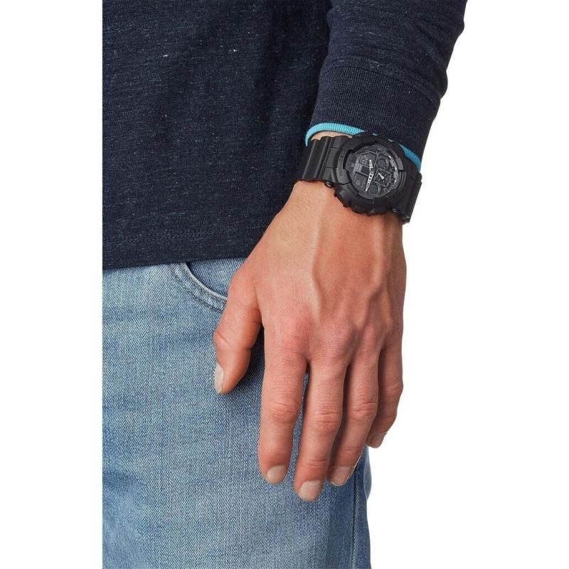 MONTRE HOMME G-SHOCK GA-100 RESINE NOIR