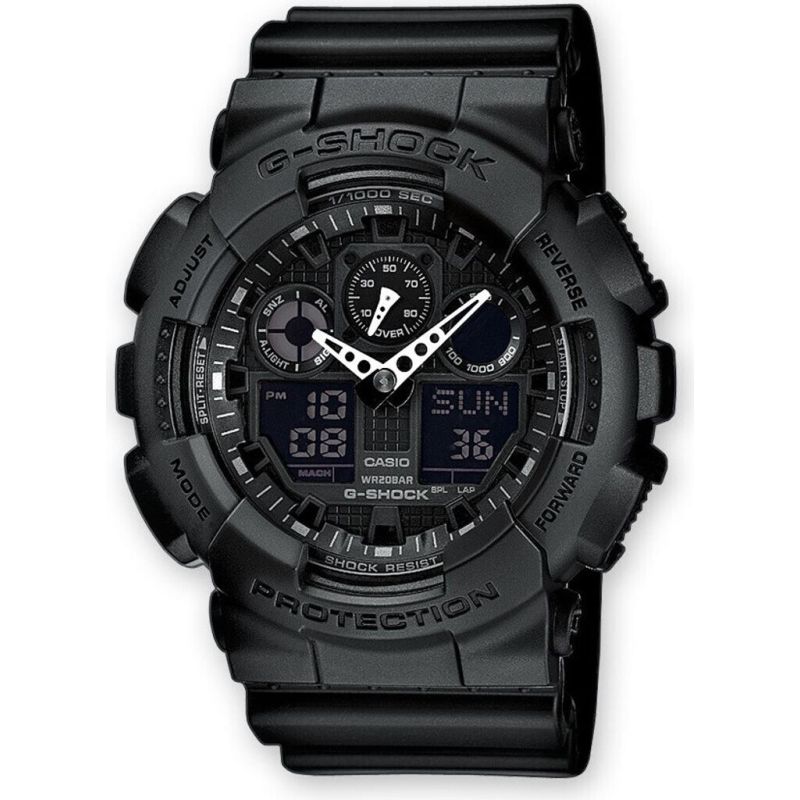 G-SHOCK GA-100 MEN'S WATCH BLACK RESIN