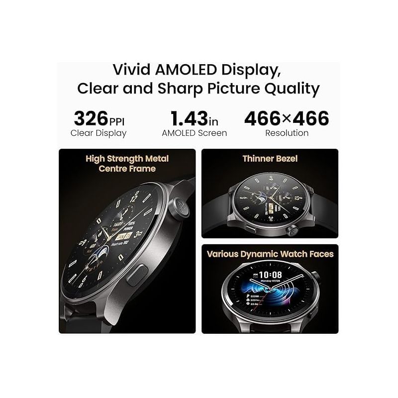 MONTRE INTELLIGENTE TOZO S5 TACTILE NOIR