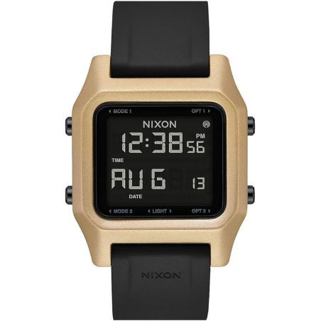 MONTRE UNISEXE STAPLE NOIR ET OR