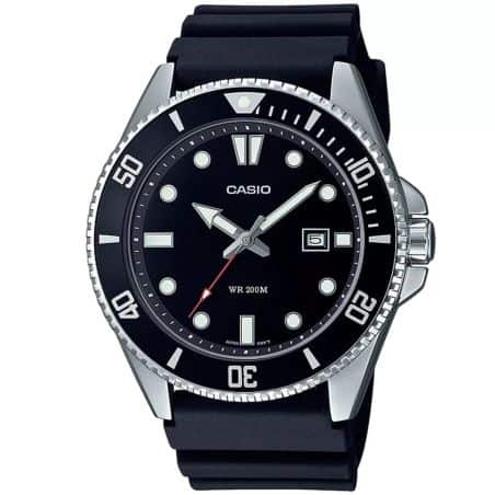 MONTRE FEMME MDV-107 RESINE NOIR ET ACIER