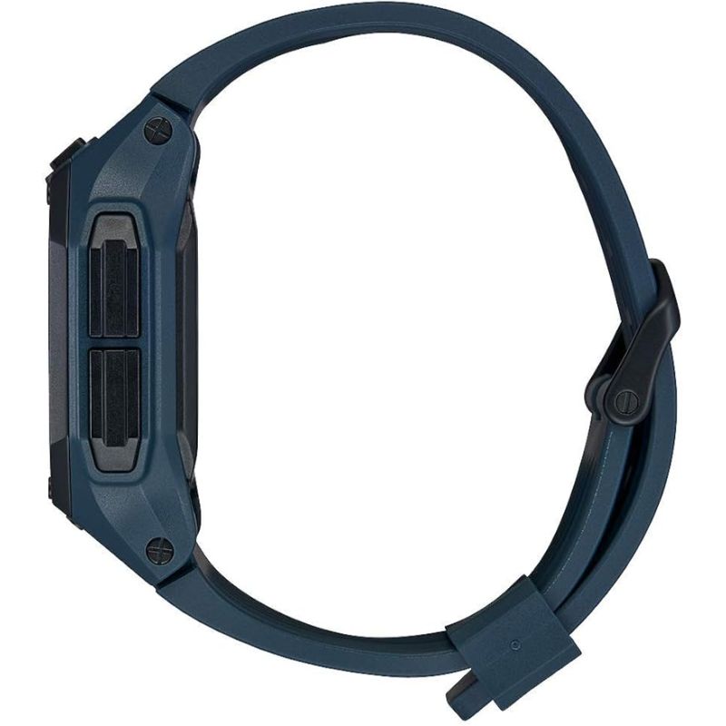 MONTRE HOMME DIGITALE REGULUS SILICONE GRIS BLEU ARDOISE