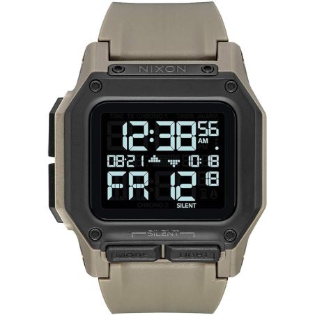 MONTRE HOMME DIGITALE REGULUS SILICONE SABLE