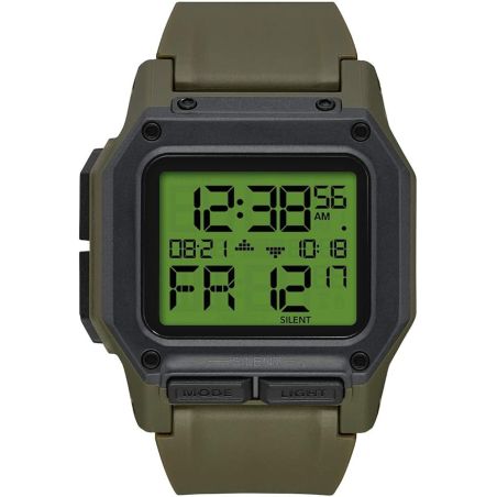 MONTRE HOMME DIGITALE REGULUS SILICONE SURPLUS CARBONNE