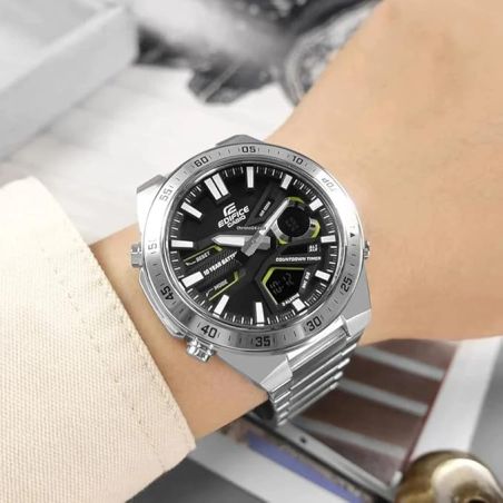 MONTRE HOMME EDIFICE EFV-C110D ACIER ARGENT