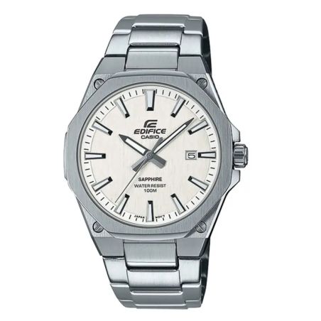 MONTRE HOMME EDIFICE SUPER SLIM FR-S108D-7A ACIER BLANC