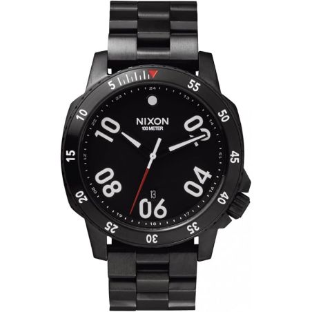 MONTRE HOMME RANGER ACIER NOIR