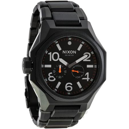 MONTRE HOMME TANGENT ACIER NOIR