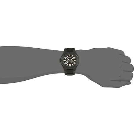TANGENT SURPLUS MEN'S BLACK STEEL WATCH