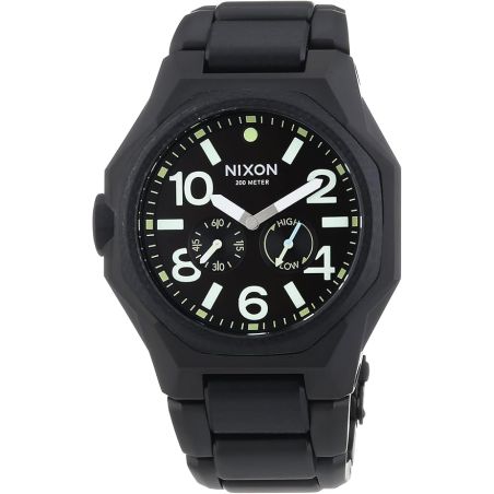 TANGENT SURPLUS MEN'S BLACK STEEL WATCH