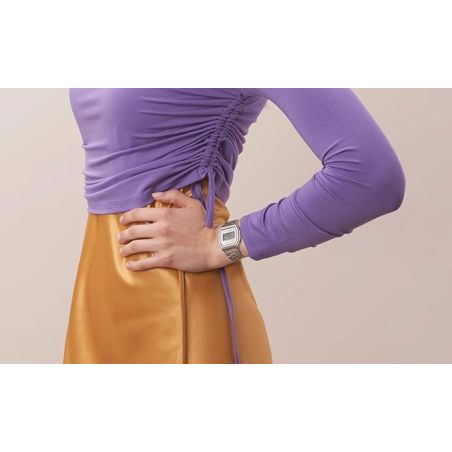 MONTRE HOMME VINTAGE NACRE ARGENT