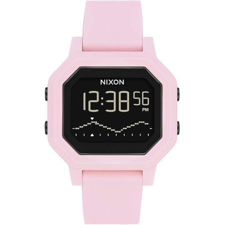 UNISEX SIREN SILICONE STEEL PALE PINK WATCH