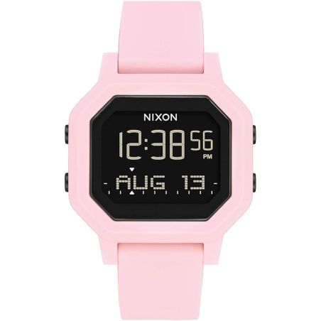 UNISEX SIREN SILICONE STEEL PALE PINK WATCH