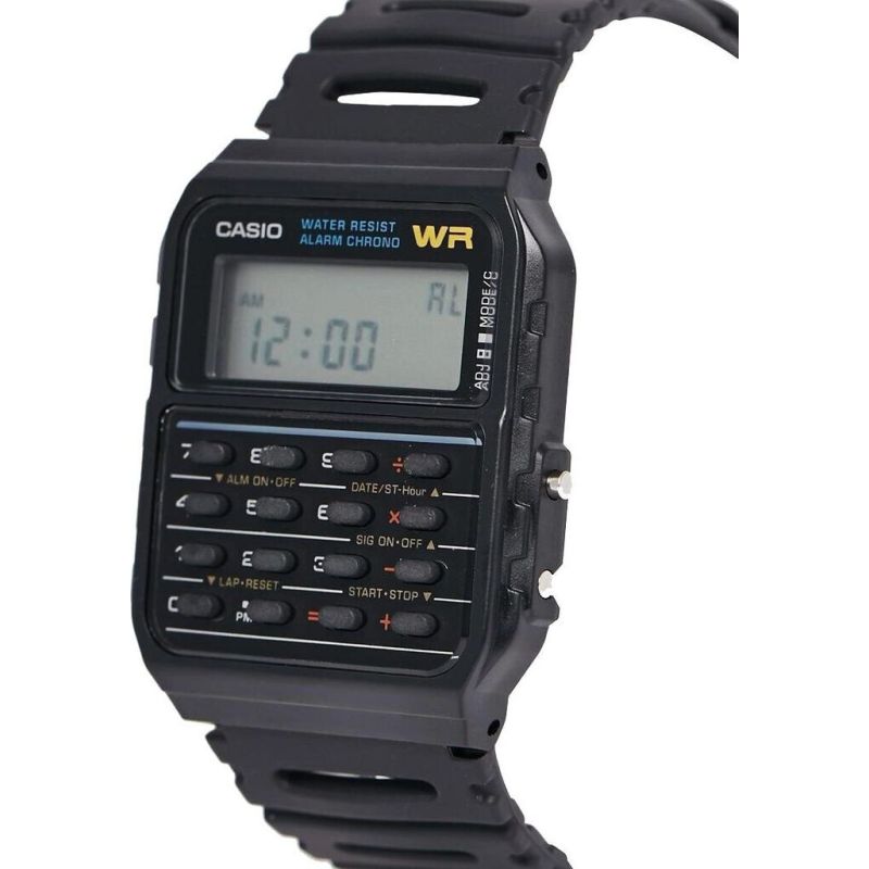 VINTAGE CALCULATOR WATCH EDGY CA-53W-1ER BLACK