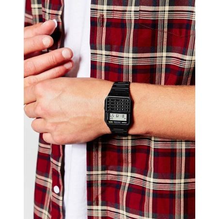 VINTAGE CALCULATOR WATCH EDGY CA-53W-1ER BLACK