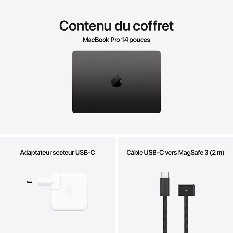 MACBOOK PRO M4 14'' 16 GO 1 TO NOIR SIDERAL