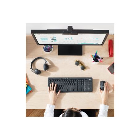 MK295 WIRELESS BLACK KEYBOARD + MOUSE SET