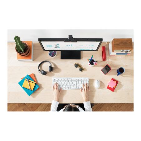 ENSEMBLE CLAVIER + SOURIS MK295 SANS FIL BLANC