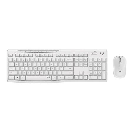 MK295 WIRELESS WHITE KEYBOARD + MOUSE SET
