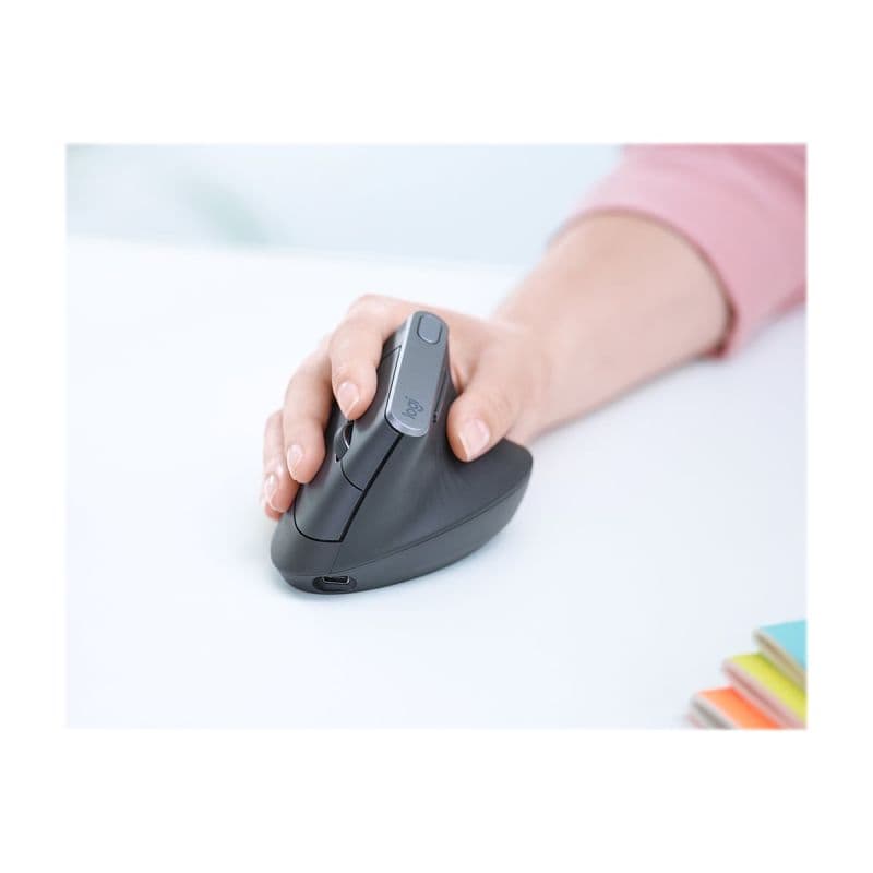 SOURIS MX VERTICAL GRIS