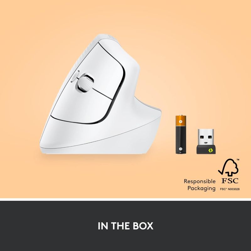 LIFT FOR BUSINESS VERTICAL MOUSE OFF-WHITE