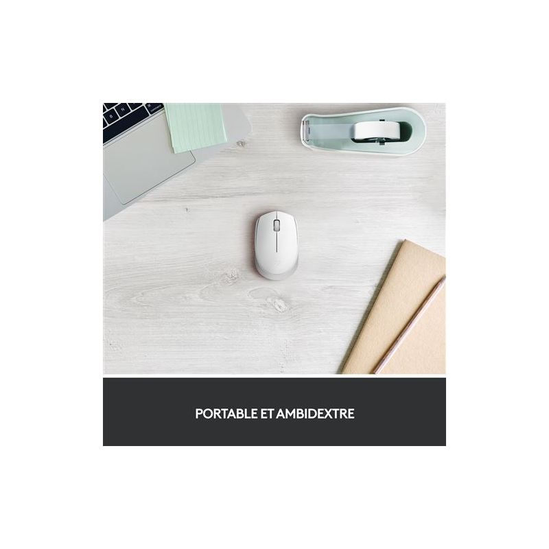 M171 WHITE WIRELESS MOUSE