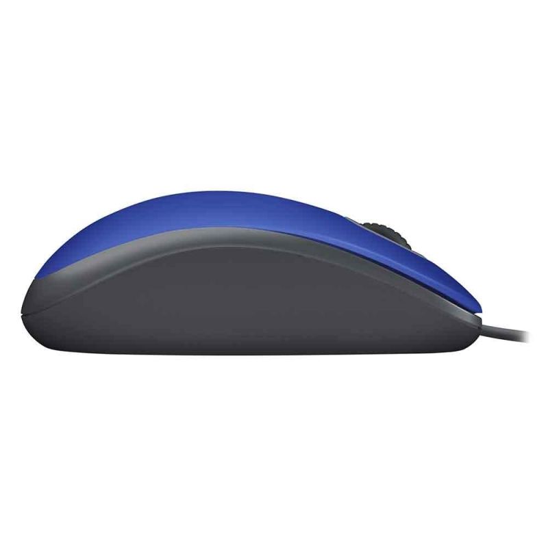 SILENT M110 BLUE WIRED MOUSE