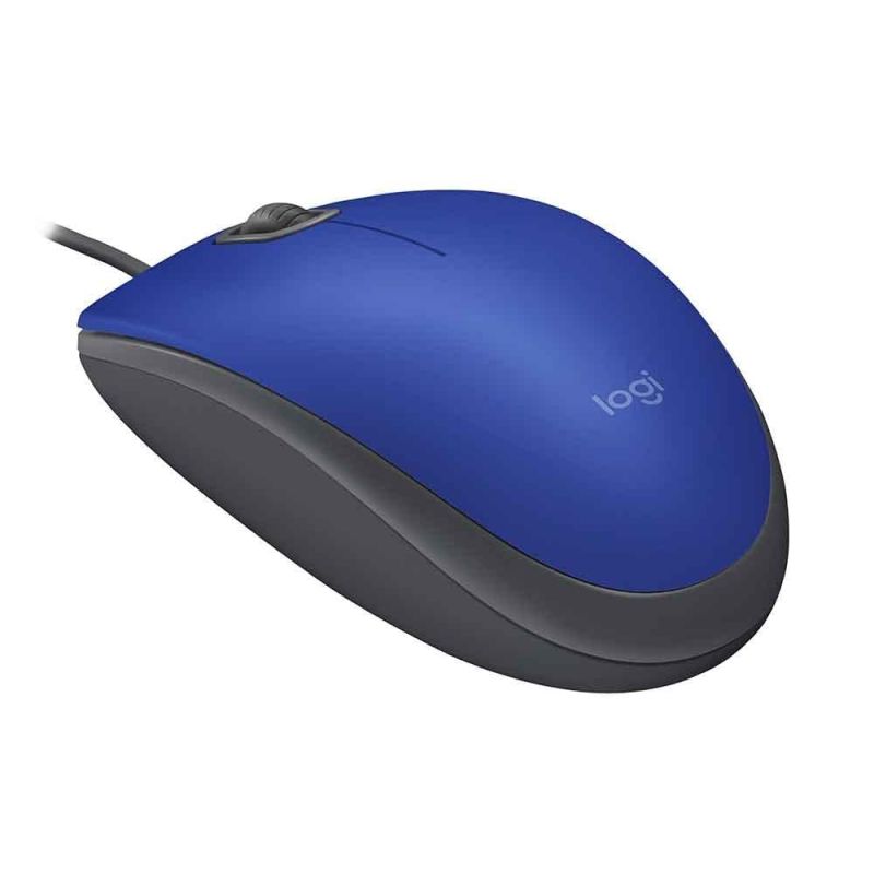 SILENT M110 BLUE WIRED MOUSE