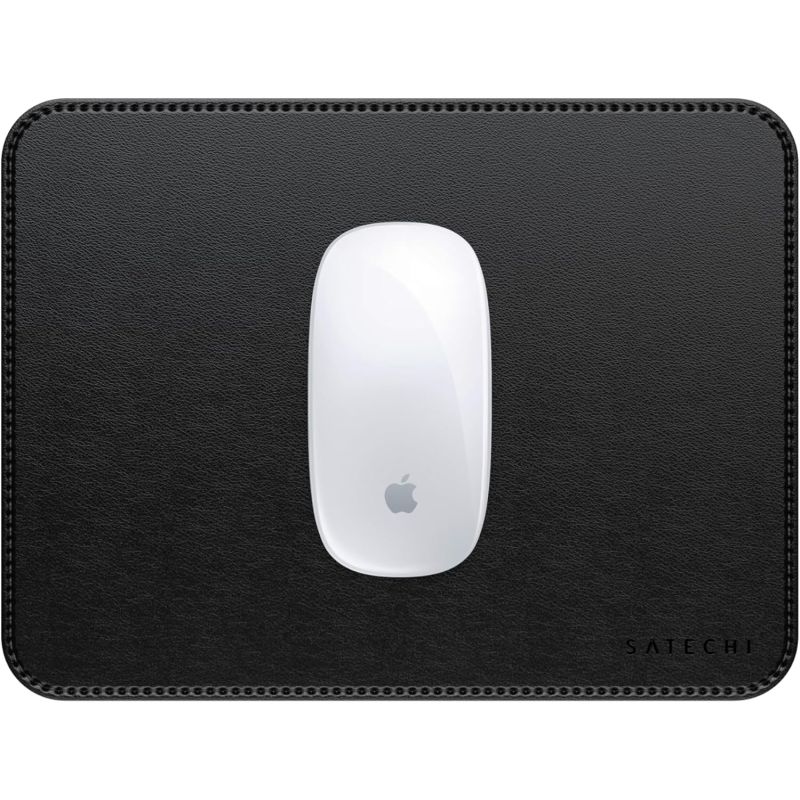 PREMIUM MOUSE PAD BLACK VEGAN LEATHER