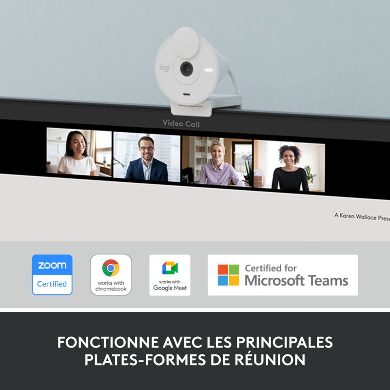 BRIO 300 OFF WHITE WEBCAM