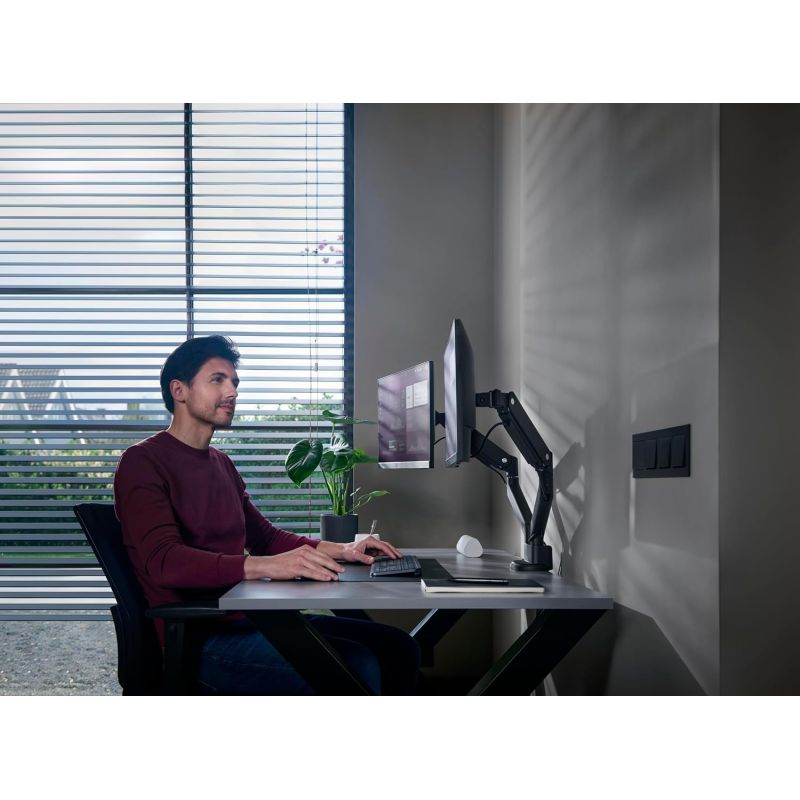 BRAS UNIVERSEL SOLIDE POUR MONITEUR DOUBLE DM4210