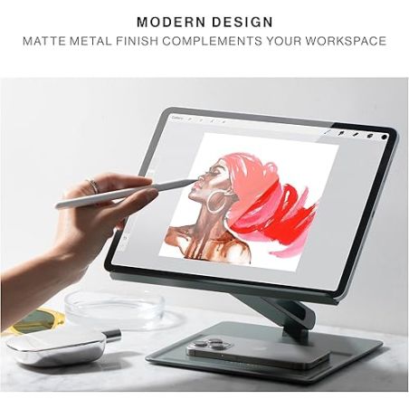 SUPPORT MACBOOK ET PC NOIR