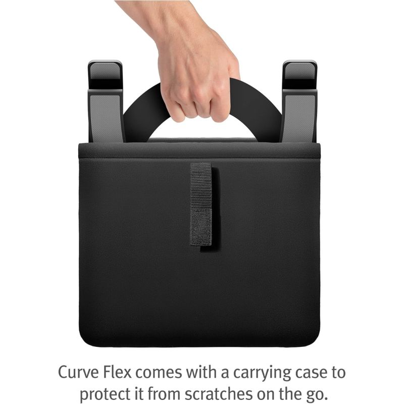 SUPPORT DE BUREAU FLEXIBLE CURVE NOIR