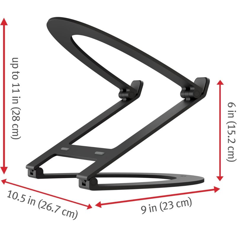 SUPPORT DE BUREAU FLEXIBLE CURVE NOIR