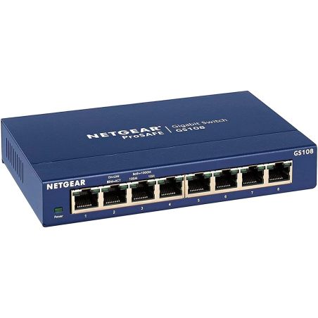 SWITCH RESEAU PROSAFE GS108 8 PORTS 1000 MBIT/S
