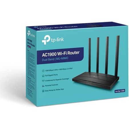 ROUTEUR WIFI AC 1900 MBPS ARCHER C80