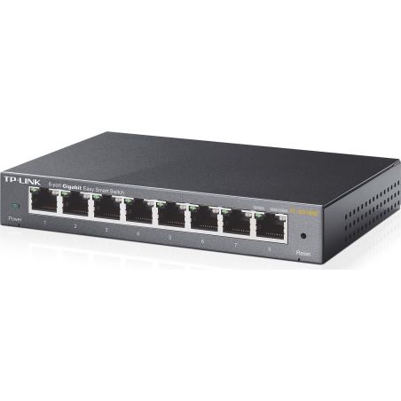 SWITCH 8 PORTS GERE L2 GIGABIT ETHERNET (10/100/1000) NOIR