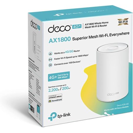 ROUTEUR DECO X20-4G 4G+ GIGABIT + WiFi 6 BLANC