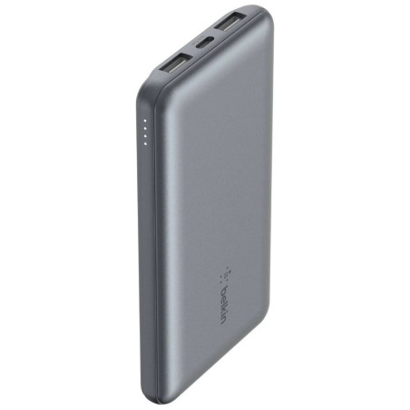 BATTERIE EXTERNE 10000 MAH USB-C ET 2 USB-A GRIS