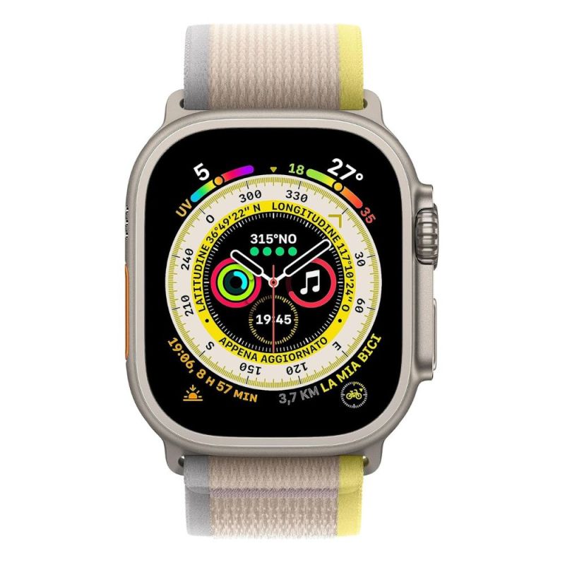 APPLE WATCH SERIE ULTRA 49MM TITANE BEIGE JAUNE
