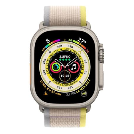 APPLE WATCH SERIE ULTRA 49MM TITANE BEIGE JAUNE
