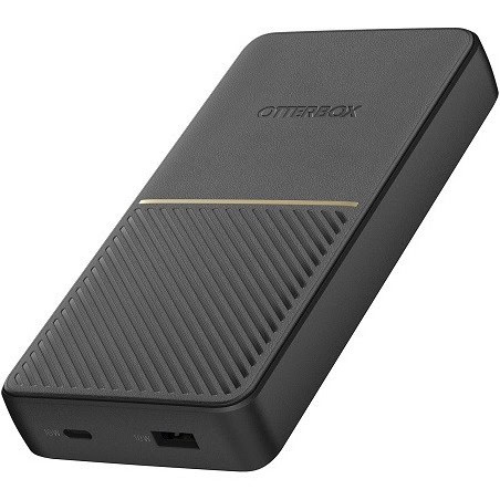 BATTERIE EXTERNE 10 000 MAH USB-A & USB-C NOIR