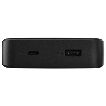 BATTERIE EXTERNE 10 000 MAH USB-A & USB-C NOIR