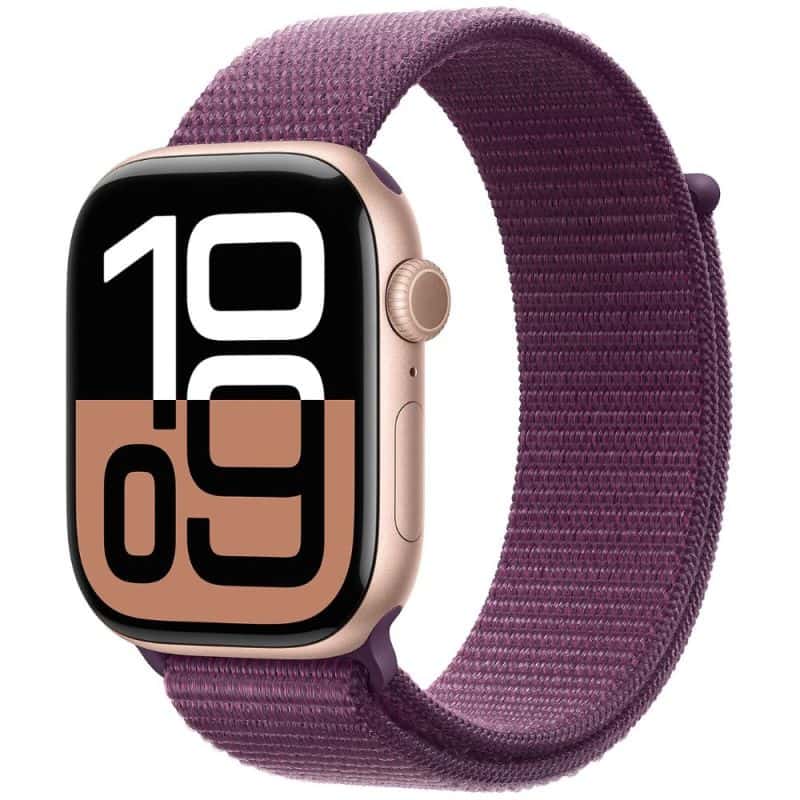 APPLE WATCH SERIES 10 GPS 46 MM ALU OR BOUCLE PRUNE