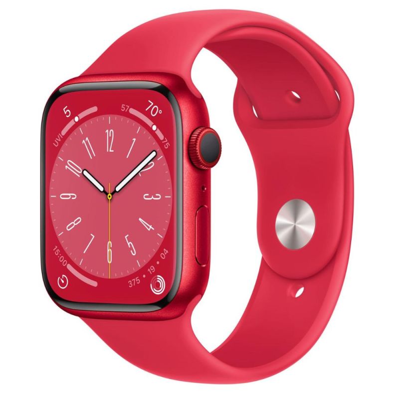 APPLE WATCH SERIE 8 + CELLULAIRE 45MM ALUMINUM ROUGE